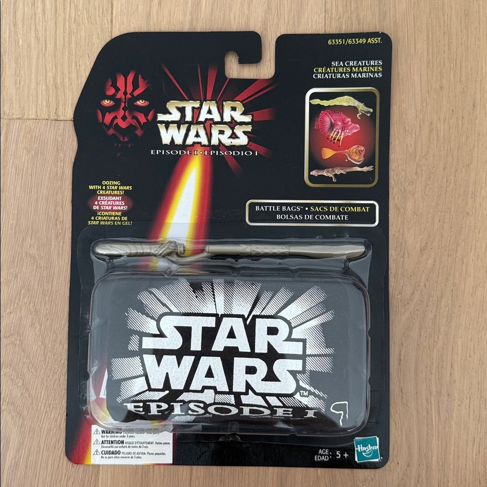 NEW Hasbro Star Wars Episode I Battle Bags - Black and White